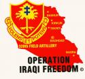 Army 320th Field Artillery Iraqi Freedom Airborne Decal