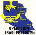 Army 502d ABN Iraqi Freedom Airborne Decal