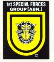 Special Forces 1st Group Decal LG