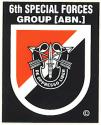 Special Forces 6th Group Decal 