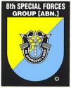 Special Forces 8th Group Decal 