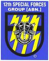 Special Forces 12th Group Decal 