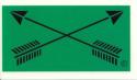 Special Forces Crossed Arrows Branch Decal