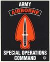 Special Operations Command Army ARSOC Decal