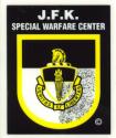 JFK Special Warfare Center Decal