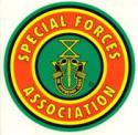 Special Forces Association Round Disc Decal