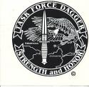 Special Forces Afghanistan Strength and Honor Task Force Dagger Decal