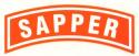 Army Sapper Badge Decal Army Sapper Badge Decal