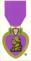 Purple Heart Medal Decal