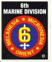 6th Marine Division  Decal 