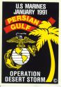  USMC Persian Gulf 1991  Decal 