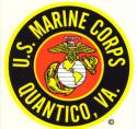 US Marines Quantico, VA Decal US Marines Quantico, VA Decal
