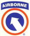  Army Airborne COSCOM wiht ABN Tab Decal