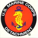  USMC Ships Detachment Decal