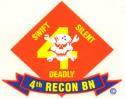 4th Recon Battalion Decal