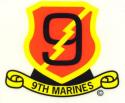 9th Marine Regiment Decal
