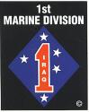 Marines 1st Div. Iraq Decal