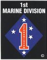 Marines 1st Div. Afghanistan Decal