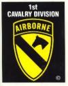 1st Cavalry Division with Airborne Tab Decal