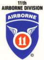 Army 11th Airborne Decal