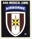 Army 44th Medical BN. Airborne Decal 