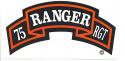  Ranger 75th Infantry Rgt. Tab Decal