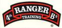  Ranger 4th Training Battalion Tab Decal