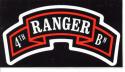  Ranger 4th Battalion Tab Decal