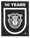 Special Forces 5th Group 50 Years Decal