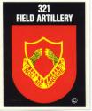 Army 321st Artilley Airborne Decal
