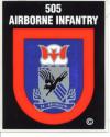 Army 505th Infantry Airborne Decal