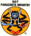 Army 507th Infantry (Spider) Airborne Decal