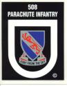 Army 508th Parachute Infantry (Fury) Airborne Decal