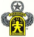 Army 509th Airborne  w/Master Wings Decal