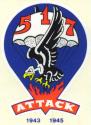 Army 517th Parachute Combat Team Airborne Decal