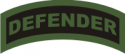 Defender Tab (Green/Black) Decal