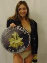 US ARMY CIVIL AFFAIRS Round All Metal Sign  14 x 14"
