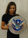 Department of Homeland Security SEAL All Metal Sign 14" Round 