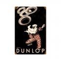 Dunlop Clown Metal Sign