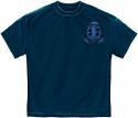 EMS, EMT, Emergency Medical Services, blue short-sleeve T-Shirt FRONT