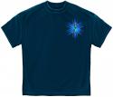 EMT, EMS, EMT Prayer, blue short-sleeve T-Shirt FRONT