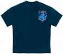 EMT, EMS, On Call For Life, blue short-sleeve T-Shirt FRONT