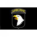 101st  Airborne (Black)  Flag