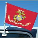 USMC Car Flag