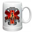 NEVER FORGET 911 EMS STONEWARE MUG 