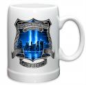 NEVER FORGET 911 LAW STONEWARE MUG 