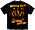 HOME IS WHERE YOU HANG YOUR HAT T-SHIRT