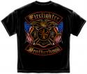 FIREFIGHTER DOUBLE FLAG T-SHIRT