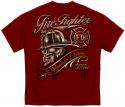 FIREFIGHTER SKULL T-SHIRT