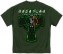 FIREFIGHTER IRISH GREEN FOIL T-SHIRT